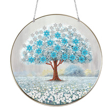 Lade das Bild in den Galerie-Viewer, Blumen-Doppelseitiger Diamant-Anhänger
