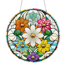 Lade das Bild in den Galerie-Viewer, Blumen-Doppelseitiger Diamant-Anhänger
