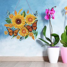 Lade das Bild in den Galerie-Viewer, Sonnenblumen-Diamant-Anhänger