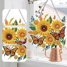 Lade das Bild in den Galerie-Viewer, Sonnenblumen-Diamant-Anhänger
