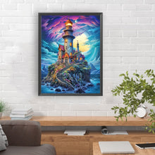 Lade das Bild in den Galerie-Viewer, Leuchtturm voll Diamond Painting-30x40cm