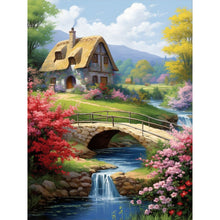 Lade das Bild in den Galerie-Viewer, Country Cabin-Voller Diamond Painting-30x40cm
