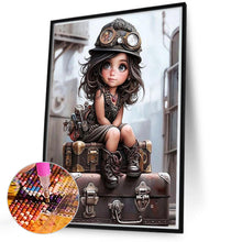 Lade das Bild in den Galerie-Viewer, Mechanic Girl-Full Square Diamond Painting-50x70cm-Large Size