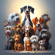 Lade das Bild in den Galerie-Viewer, Dog-Full Square Diamond Painting-40x40cm