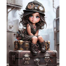 Lade das Bild in den Galerie-Viewer, Mechanic Girl-Full Square Diamond Painting-40x50cm