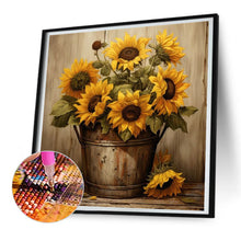 Lade das Bild in den Galerie-Viewer, Sonnenblume-Voller Diamond Painting-30x30cm