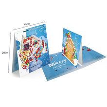 Lade das Bild in den Galerie-Viewer, 8PCS / SET 3D WEIHNACHTSGRUSSKARTEN DIAMOND PAINTIN