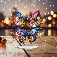 Lade das Bild in den Galerie-Viewer, Schmetterling-Einseitiger Bohrer-Diamant-Desktop-Ornament