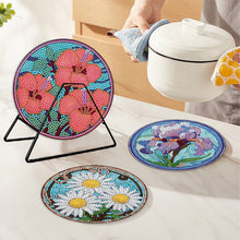 Lade das Bild in den Galerie-Viewer, 4 Teile/satz Acryl Diamant Bemalt Tischsets Geschirr Matte