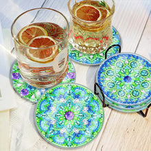 Lade das Bild in den Galerie-Viewer, 6 Stück/Set-Mandala-Acryl Waterproof Diamond Coaster