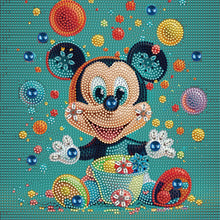 Lade das Bild in den Galerie-Viewer, Spezielles Diamantgemälde mit Tierpartie, 30 x 30 cm