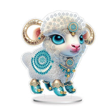 Lade das Bild in den Galerie-Viewer, Sternzeichen – einseitig gebohrt – Diamant-Desktop-Ornament