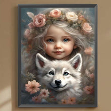 Lade das Bild in den Galerie-Viewer, Life of Pets Girl-voll Round/Square Diamond Painting-30x40cm/40x50cm/50x70cm