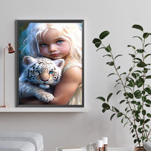Lade das Bild in den Galerie-Viewer, Life of Pets Girl-voll Round/Square Diamond Painting-30x40cm/40x50cm/50x70cm