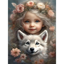 Lade das Bild in den Galerie-Viewer, Life of Pets Girl-voll Round/Square Diamond Painting-30x40cm/40x50cm/50x70cm