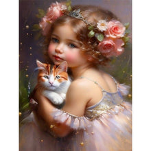 Lade das Bild in den Galerie-Viewer, Life of Pets Girl-Full Round/Square Diamond Painting-30x40cm/40x50cm/50x70cm