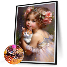 Lade das Bild in den Galerie-Viewer, Life of Pets Girl-Full Round/Square Diamond Painting-30x40cm/40x50cm/50x70cm