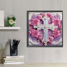 Lade das Bild in den Galerie-Viewer, Cross-Partial Besonders Diamond Painting-30x30cm