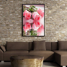 Lade das Bild in den Galerie-Viewer, Rose Rose 5D Diamond Bricolage Peinture Craft Kit Home Decor