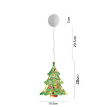 Lade das Bild in den Galerie-Viewer, 5D Weihnachten Diamant Malerei Hängeleuchte Festliche Strass Lampe Anhänger Kits
