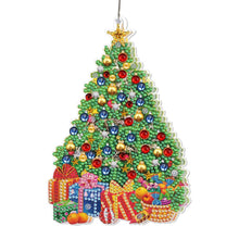 Lade das Bild in den Galerie-Viewer, 5D Weihnachten Diamant Malerei Hängeleuchte Festliche Strass Lampe Anhänger Kits