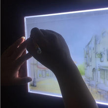 Lade das Bild in den Galerie-Viewer, USB LED A4 LED Kopie Kunst Zeichnung Tracing Stencil Board Künstler Tischplatte