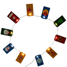 Lade das Bild in den Galerie-Viewer, 12 teile/satz DIY Diamant Weihnachten Karton Anhänger