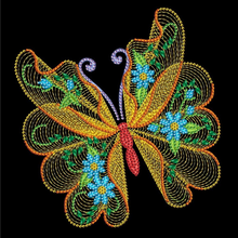 Lade das Bild in den Galerie-Viewer, Schmetterling-Kristall-Rhinestone-Diamant-Malerei(30*30CM)