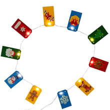 Lade das Bild in den Galerie-Viewer, 12 teile/satz DIY Diamant Weihnachten Karton Anhänger