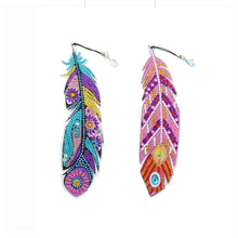 Lade das Bild in den Galerie-Viewer, DIY Diamond Painting-Feather Lesezeichen
