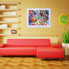 Lade das Bild in den Galerie-Viewer, Ballon - voller runder Diamant - 30x40cm