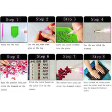 Lade das Bild in den Galerie-Viewer, Ballon - voller runder Diamant - 30x40cm