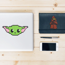 Lade das Bild in den Galerie-Viewer, 8pcs grün Monster -diy Handwerk Aufkleber