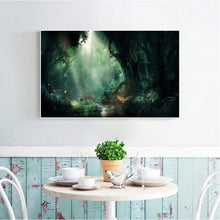 Lade das Bild in den Galerie-Viewer, Waldhirsch - voller runder Diamant - 30x40cm