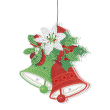 Lade das Bild in den Galerie-Viewer, 5D Weihnachten Diamant Malerei Hängeleuchte Festliche Strass Lampe Anhänger Kits