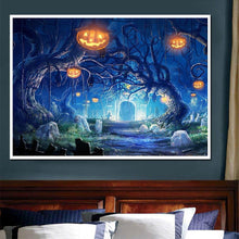 Lade das Bild in den Galerie-Viewer, Halloween-Set - voller runder Diamant - 40x30cm