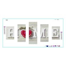 Lade das Bild in den Galerie-Viewer, Liebe ?kit - voller runder Diamant - 95x45cm
