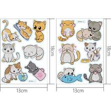 Lade das Bild in den Galerie-Viewer, 2pcs Cartoon diy Diamantzeichnungsaufkleber