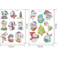 Lade das Bild in den Galerie-Viewer, 2pcs Weihnachten DIY Diamond Drawing Aufkleber