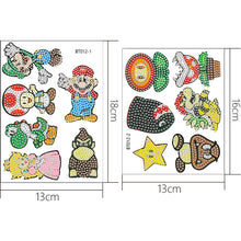 Lade das Bild in den Galerie-Viewer, 2pcs Cartoon diy Diamantzeichnungsaufkleber