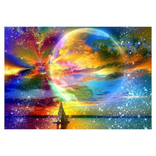 Lade das Bild in den Galerie-Viewer, Traumhaftes Meer - voller runder Diamant - 30x40cm