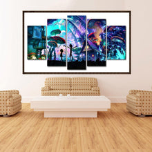 Lade das Bild in den Galerie-Viewer, Unterwasserwelt 5 - Bilder - voller runder Diamant - 95x45cm