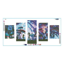 Lade das Bild in den Galerie-Viewer, Unterwasserwelt 5 - Bilder - voller runder Diamant - 95x45cm