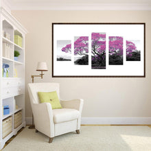 Lade das Bild in den Galerie-Viewer, Romantischer Baum 5 - Bilder - voller runder Diamant - 95x45cm