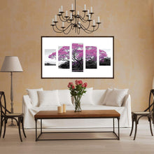 Lade das Bild in den Galerie-Viewer, Romantischer Baum 5 - Bilder - voller runder Diamant - 95x45cm