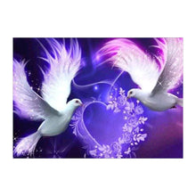 Lade das Bild in den Galerie-Viewer, Fliegender Vogel - voller runder Diamant - 40x30cm