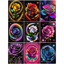Lade das Bild in den Galerie-Viewer, Rose-voller Round Diamond Painting-30x40cm