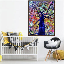 Lade das Bild in den Galerie-Viewer, Bunte Ahorn Baum - voller runder Diamant - 30x40cm