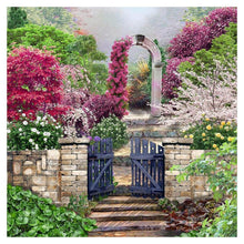 Lade das Bild in den Galerie-Viewer, Blumen Garten - volle Diamant-Malerei - 30x30cm