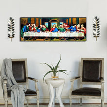 Lade das Bild in den Galerie-Viewer, Das letzte Abendessen - volle Runde Diamant-Malerei - 80x30cm